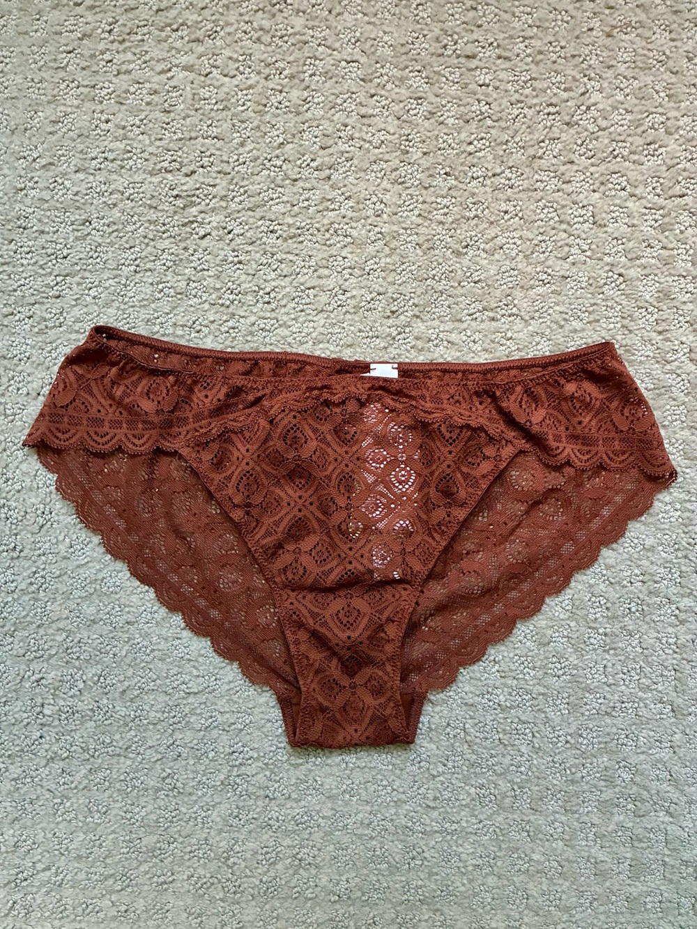 NWT Intimissimi Lace Panties Light Cinnamon M